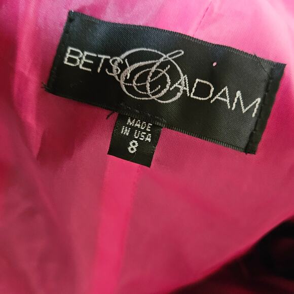 Betsy & Adam Black Sleeveless Mini Cocktail Dress Size 8 - Picture 3 of 5